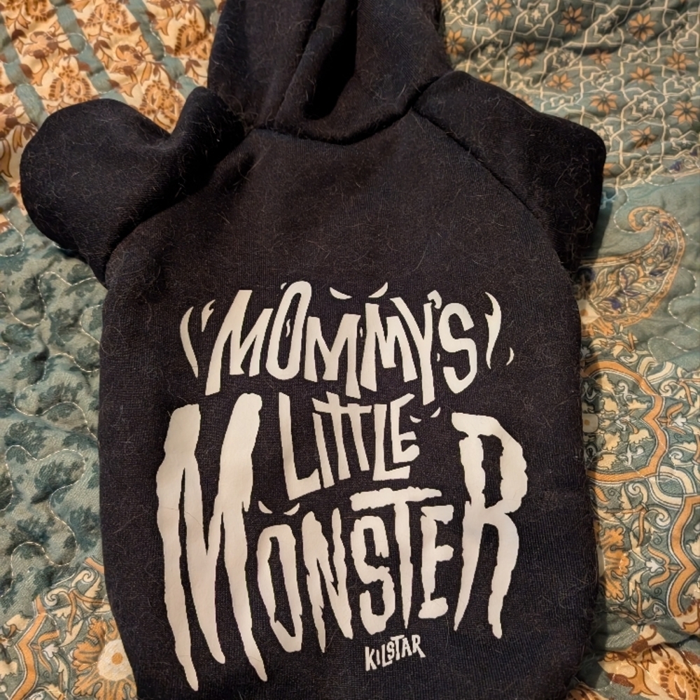 Killstar Black Pet Hoodie - Mommy's Little Monster